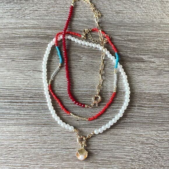 Bohemian multi layer necklace N167 - Picture 4 of 4